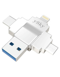 Memoria USB 1TB MFi ySky 4 en 1 para iPhone y Android