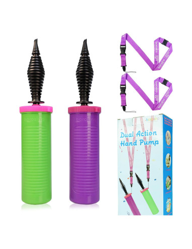 Bomba de globo manual Borosino B112N-2, paquete de 2