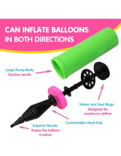 Bomba de globo manual Borosino B112N-2, paquete de 2 2