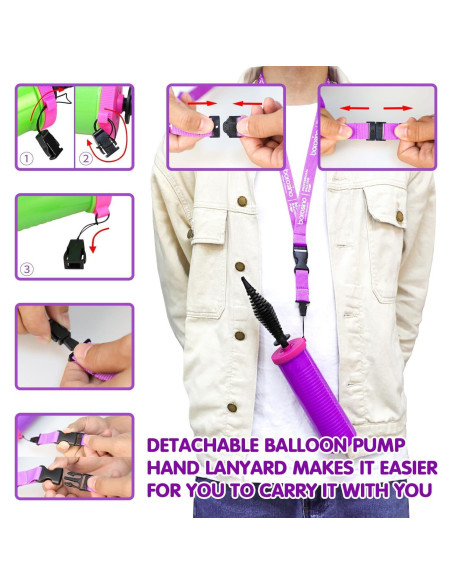 Bomba de globo manual Borosino B112N-2, paquete de 2