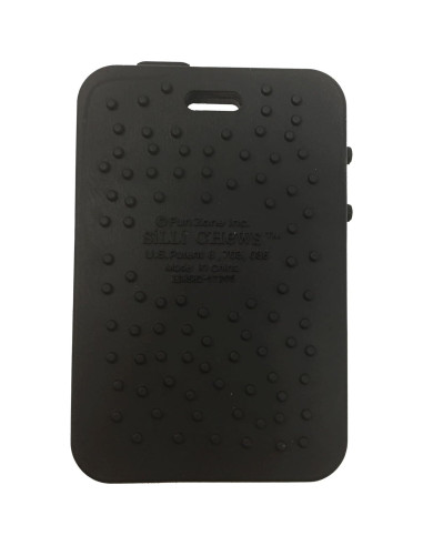 Chupete de Dentición Silli Chews Teléfono Celular Negro 8.89cm