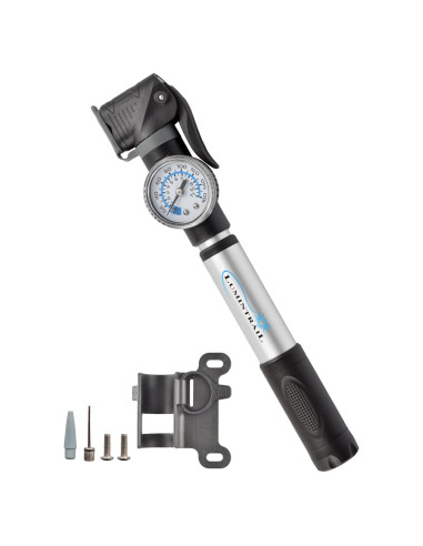 Bomba de Bicicleta Mini Lumintrail con Manómetro y Aguja