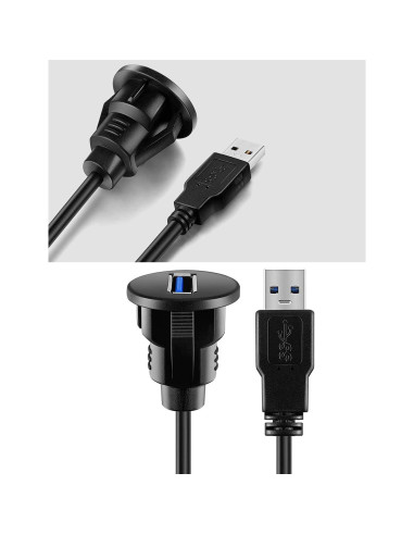 Cable de Extensión USB 3.0 URWOOW 0.91 m Macho a Hembra