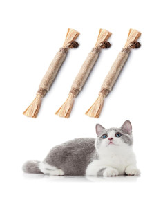 Palos Naturales de Silvervine para Gatos Vintage & Haven 3 Pcs
