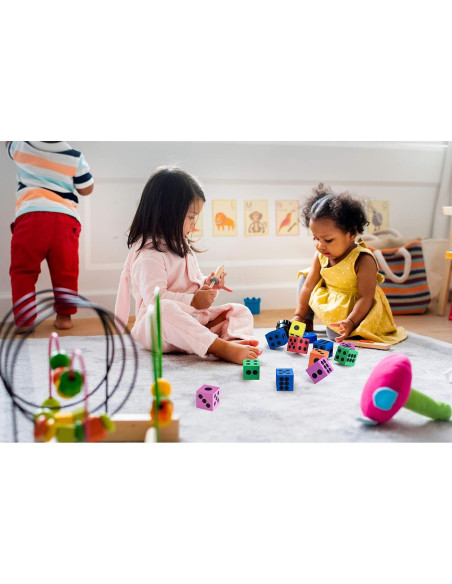 Juego de Dados de Espuma Bedwina - Paquete de 12, 3.81 cm