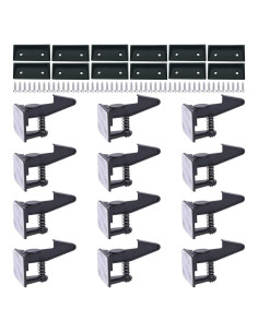 Cerraduras de Gabinete OKEFAN para Seguridad Infantil - 12 Piezas