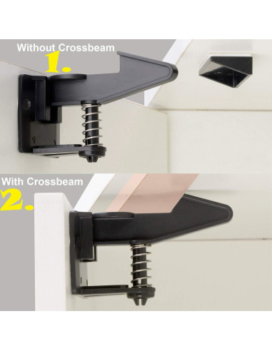 Cerraduras de Gabinete OKEFAN para Seguridad Infantil - 12 Piezas