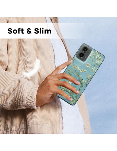 Funda delgada a prueba de golpes Van Gogh para Moto G 5G 2024