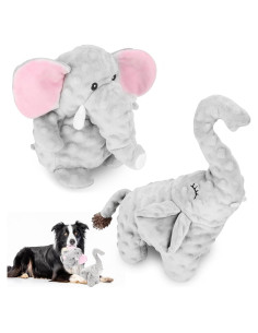 Juguete Interactivo para Perros Elefante de Peluche X-XDUN