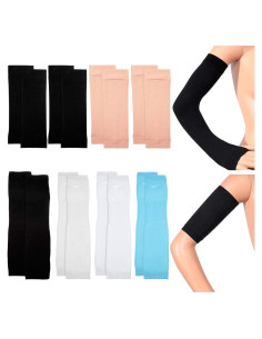 Conjunto 8 Pairs Mangas de Compresión y Refrigerantes para Mujer