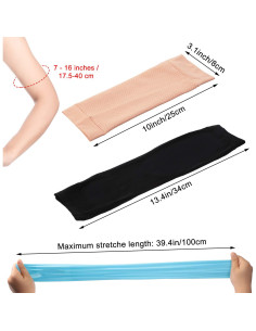 Conjunto 8 Pairs Mangas de Compresión y Refrigerantes para Mujer 2