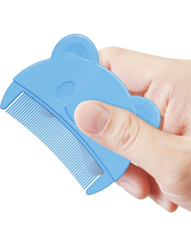 Cepillo de Baño para Bebé Azul - Masajeador de Silicona 3 Piezas