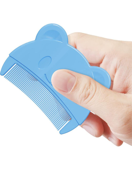 Cepillo de Baño para Bebé Azul - Masajeador de Silicona 3 Piezas