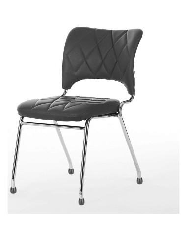 Protectores de Suelo Anwenk para Patas de Silla 25-29 mm Negro 16 Pzas