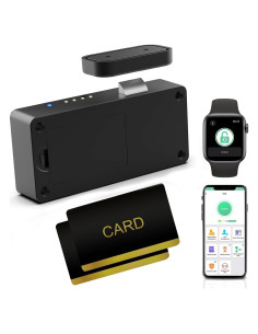 Cerradura de Cajón eLinkSmart F3BC RFID Bluetooth Negra