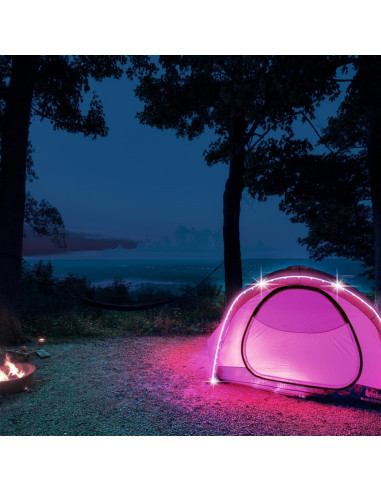 Luces de tira LED a pilas L8star 10.6m RGB con control remoto