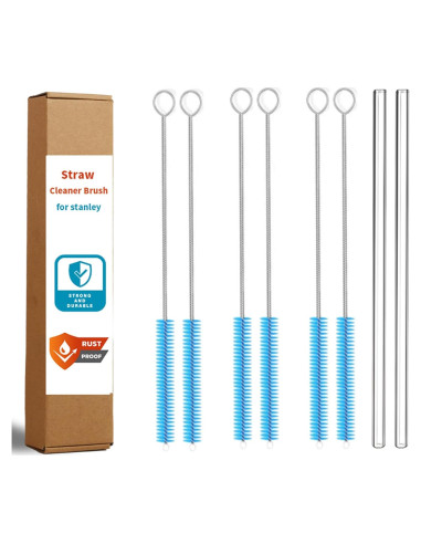 Cepillo Limpiador de Pajitas LIFEHIM 30.48 cm - Paquete de 8