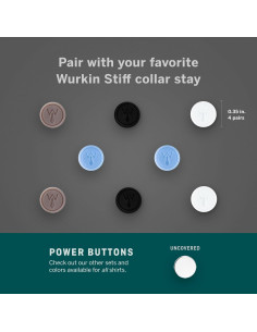 Botones Magnéticos Wurkin Stiffs - Paquete de 8 para Cuellos 2