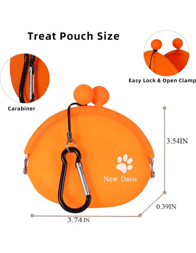 Bolsa de Golosinas para Perros Nuevo Oasis 283.5g Azul/Naranja