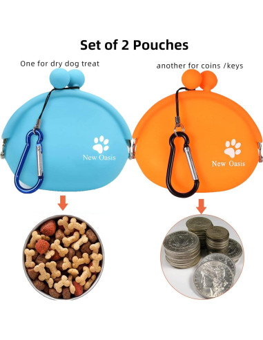 Bolsa de Golosinas para Perros Nuevo Oasis 283.5g Azul/Naranja