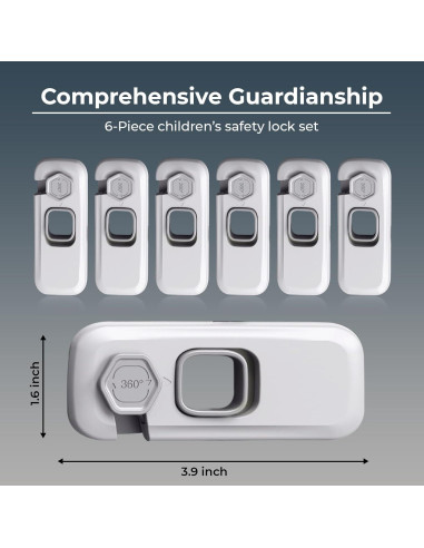 Bloqueo de Refrigerador a Prueba de Niños TAJAR BROS 6 Paquetes