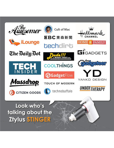 Herramienta de Emergencia Ztylus Stinger - Cortador y Rompedor