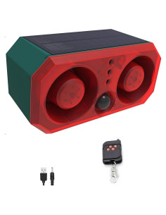 Alarma de Movimiento Solar Comboss 911T con Sonido de Perro 130dB