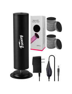 Lima Eléctrica para Pies Dermave Foot Negra con 60 Discos