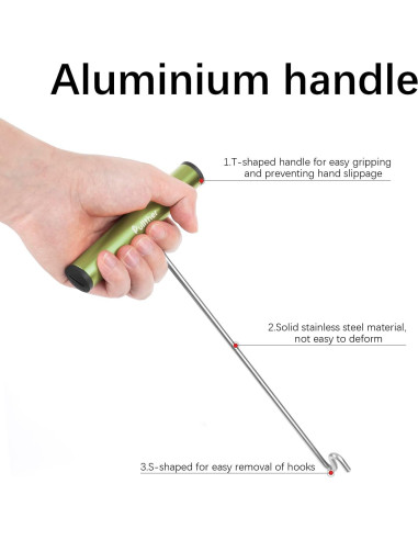 Herramienta para quitar anzuelos Pullther H01 26 cm Acero Inoxidable