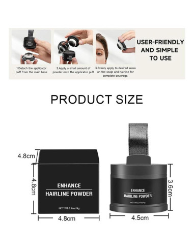 Polvo para Raíces Waverly 32g Marrón Claro Resistente al Agua