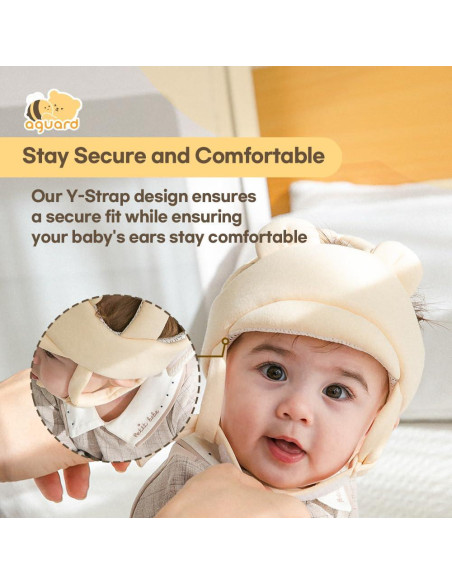 Casco Protector para Bebés AGUARD JG-00 Algodón Ajustable