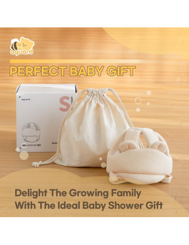 Casco Protector para Bebés AGUARD JG-00 Algodón Ajustable