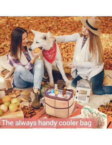 Bote de Basura para Automóvil Creathing 2 Galones Beige