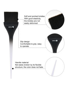 Kit de Brochas para Color de Cabello MEN'S GROOMING BARBER PRO 3 Piezas 2