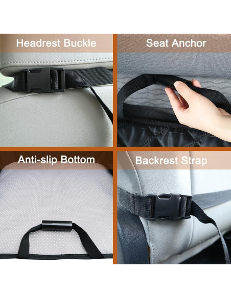 Cubierta de Asiento Delantero para Perros Paw Jamboree Negra