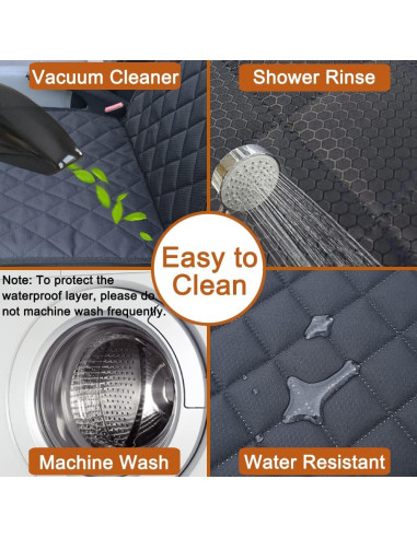 Cubierta de Asiento Delantero para Perros Paw Jamboree Negra