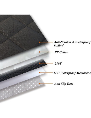 Cubierta de Asiento Delantero para Perros Paw Jamboree Negra