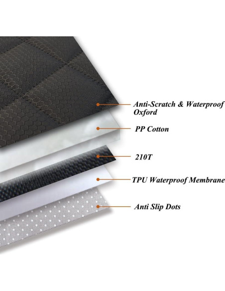 Cubierta de Asiento Delantero para Perros Paw Jamboree Negra