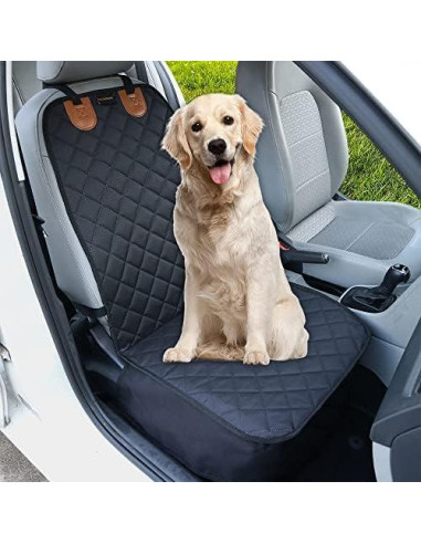 Cubierta de Asiento Delantero para Perros Paw Jamboree Negra
