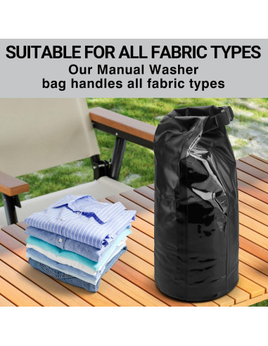 Bolsa de Lavado Portátil Tilcore - Lavadora Manual 21x18cm