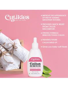 Gel Removedor de Callos Cutikles 30ml - Fuerza Extra para Pies 2
