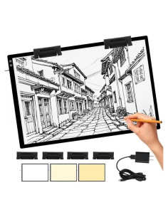 Caja de Luz LED Recargable KOBAIBAN A1 90x60 cm para Dibujo
