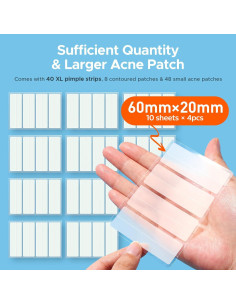 Parche Grande para Espinillas TKTK XL 60x20mm Hidrocoloide 2