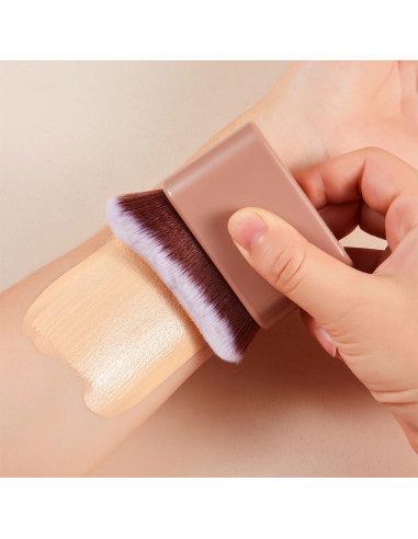 Brocha de Bronceado COSHINE Kabuki Profesional 8cm Marrón