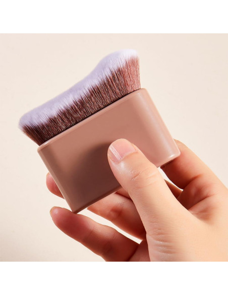 Brocha de Bronceado COSHINE Kabuki Profesional 8cm Marrón