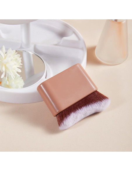 Brocha de Bronceado COSHINE Kabuki Profesional 8cm Marrón