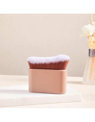 Brocha de Bronceado COSHINE Kabuki Profesional 8cm Marrón