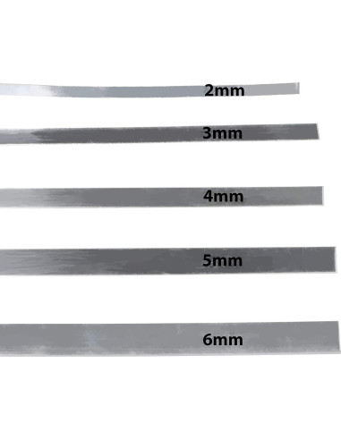 Tira Bezel Alambre 925 Plata Esterlina 2mm 30.48cm 22 Gauge