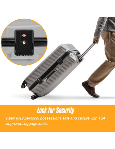Candado de Equipaje Zoofen TSA Aprobado 2 Pack 6.4x4.7cm Candado de Equipaje Zoofen TSA Aprobado 2 Pack 6.4x4.7cm