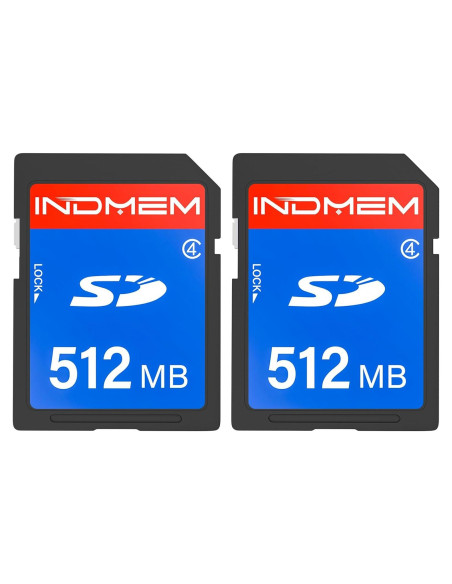 Tarjeta SD 512MB Clase 4 elecacc - Paquete de 2 Unidades Tarjeta SD 512MB Clase 4 elecacc - Paquete de 2 Unidades